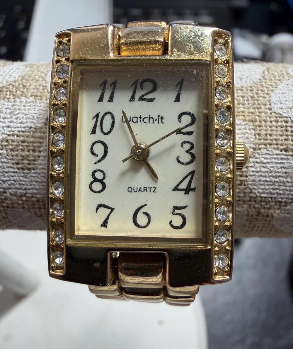 Ladies Watch It Gold Link Watch